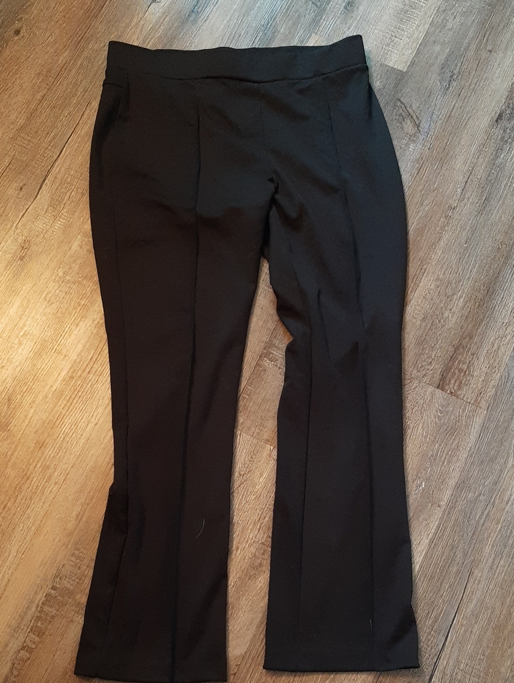 Ruby Rd. Black Boot-Cut Dress Pants, Elastic Waist, Most Comfy Work/Go Out Pants